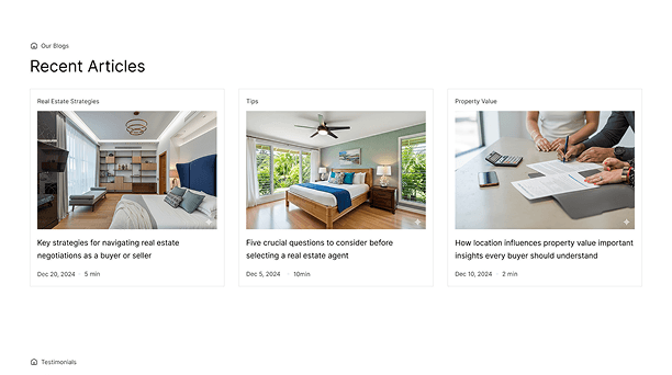 Recent Articles Blog